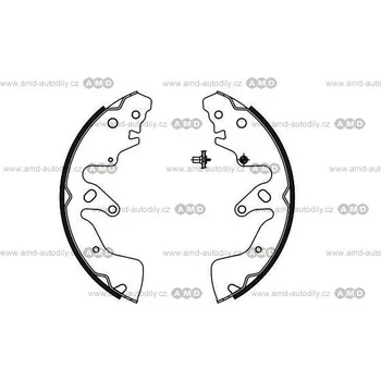 Brzda na kolo Brzdové čelisti - 1849.2752783