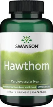 Přírodní produkt Swanson Hawthorn 500 mg 120 cps.