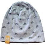 Chlapecká čepice AJS 46-131 - šedá Barva: Šedá, Velikost: 48-50