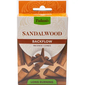Čajovna Tulasi Santalové dřevo – indické vonné františky "Tekoucí dým" Tulasi 361209