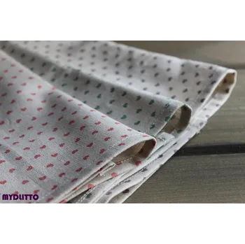 Utěrka Luxusní lněná utěrka - srdíčka 30 x 50 cm