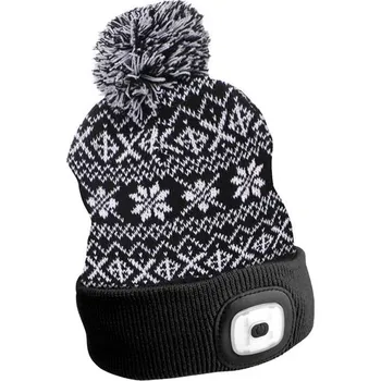 Jednorázová čepice Čepice s čelovkou SIXTOL SX5006 nabíjecí