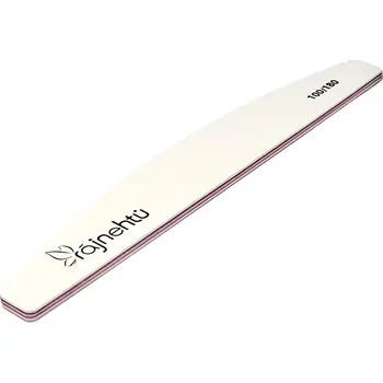 Ráj nehtů Pilník na nehty Profi Halfmoon 100/180 - bílý