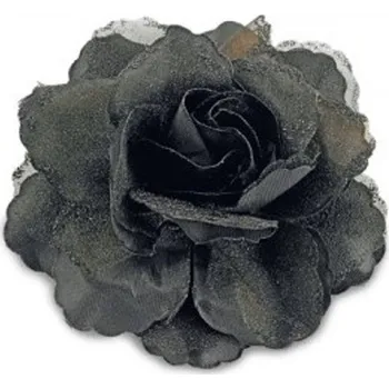 CHAKS RŮŽE do vlasů ČERNÁ