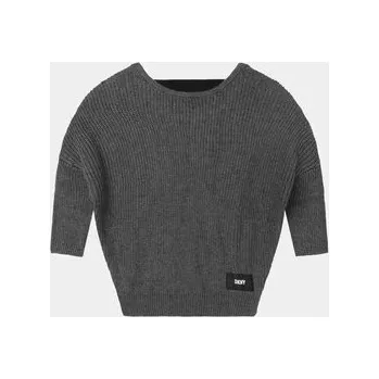 Dámské oblečení DKNY Svetr D35T11 S Šedá Regular Fit 8Y