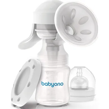 Odsávačka mléka Ruční odsávačka BabyOno páková Anatomy, s lahvičkou