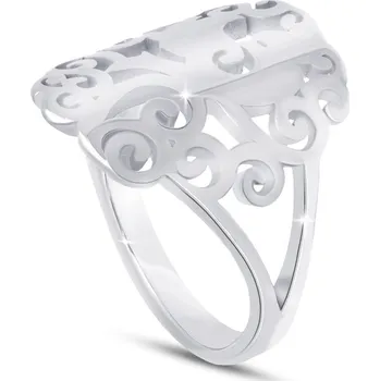 Prsten biju Dámský prsten z chirurgické oceli, masivní s motivem stromu života 4000363 Velikost prstenu - obvod: 56 mm