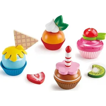 Dřevěná hračka Kuchyň - Dortíčky dřevěné (Hape)