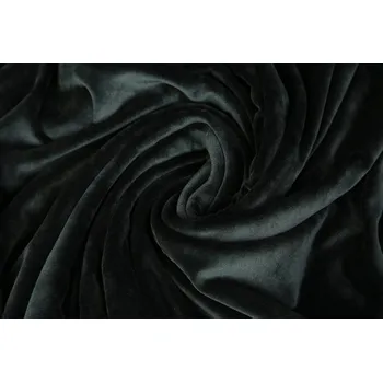 Oděvní samet v tmavě zelené barvě 03314/028