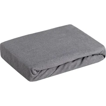 Prostěradlo FROTÉ PROSTĚRADLO S GUMIČKOU 140X200 CM, VÝŠKA 20 CM ŠEDÁ