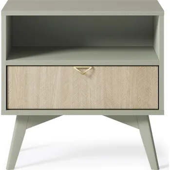Noční stolek PSK Noční stolek NATURAL, Eukalyptus/Scandi 54 cm