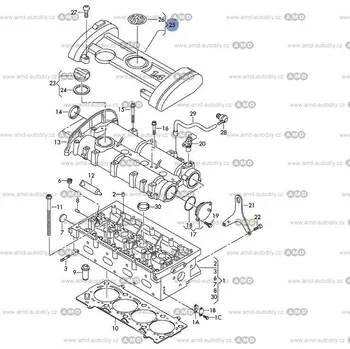 Kryt motoru Kryt motoru - 036103925CD - Fabia 1.4