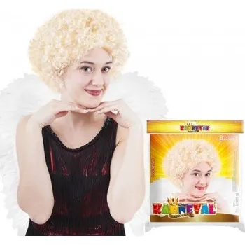Karnevalový doplněk Paruka anděl krátká - dospělá