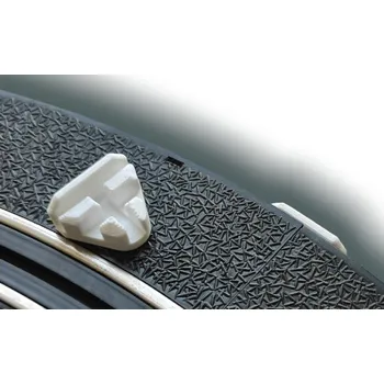 Příslušenství k autodráze 3D TISK Spojka BEZ DRŽÁKU MANTINELU pro ulomené rohy Ites autodráhy