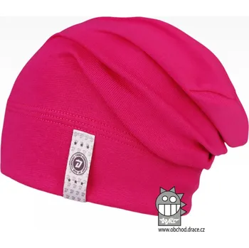Čepice čepice Dráče ALAN 05 převis homeless malinová tm. růžová velikost čepic: 52-54cm (5-7 let, RDX vel.5)