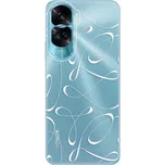 Silikonové pouzdro iSaprio - Honor 90 Lite 5G - Fancy white (Odolný silikonový kryt, obal, pouzdro iSaprio - Honor 90 Lite 5G - Fancy white - skvělá ochrana a pružnost, stylový UV potisk, lehkost, tiskne se v České republice)