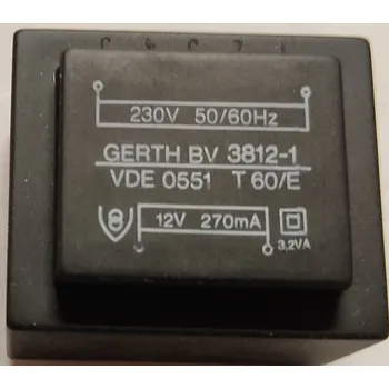 Gerth BV3812-1 transformátor do DPS 1 x 230 V 1 x 12 V/AC 3.2 VA 270 mA