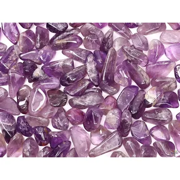 Drahý kámen Magieprirody.cz Tromlovaný kámen Ametyst M velikost 20 - 35 mm - Brejinho #568 Množství: 1ks