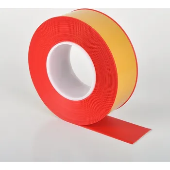 Lepicí páska Odolná podlahová páska WT-500 se zkosenou hranou – PVC, červená, 50 mm × 25 m