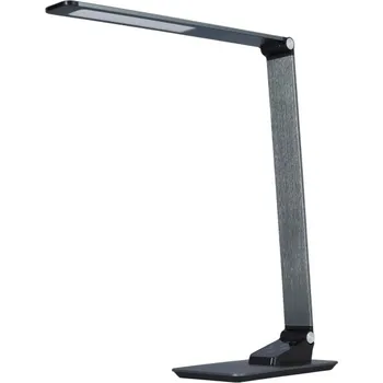 Žárovka Tesla DE01CHS-1 - stolní LED lampička, PETRA, CCT 3000-6000K, 5K 420lm, w-charger, stříbrná