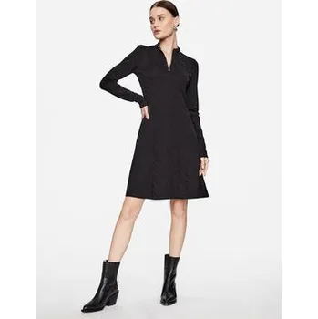 Dámské šaty Hugo Úpletové šaty Nessira 50500061 Černá Regular Fit L