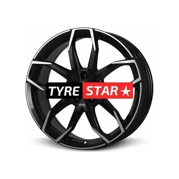 Alu kolo RIAL Lucca 6.5x17 4x100 ET45 diamond-black frontpolished