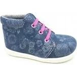 BOOTS4YOU Boots4U dětský capáček T 021 modrá potisk kytka Velikost: 21