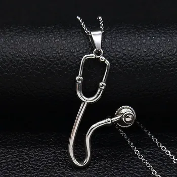 Náhrdelník B-TOP Náhrdelník z nerezové oceli STETOSKOP