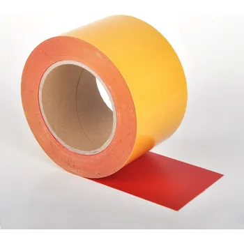 Lepicí páska Univerzální podlahová páska WT-5125 – PVC, červená, 75 mm × 10 m