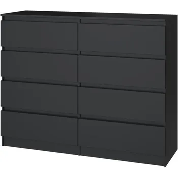 Komoda Nábytek PEGAS s.r.o. Komoda MALVÍNA M8 120, Černá