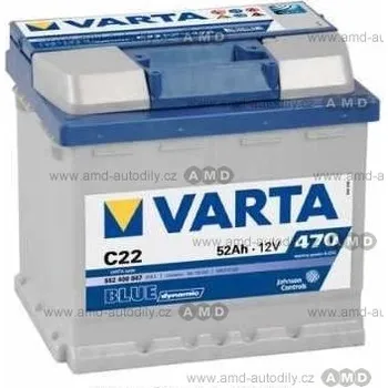 Auto-moto baterie Baterie 52 Ah 470 A Blue Dynamic S4 - 552400047, 0092S40020, 552 400 047 - Varta,Bosch