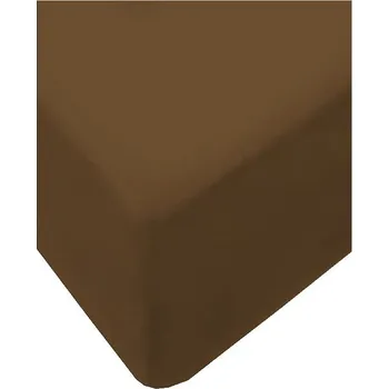 Prostěradlo 4sleep jersey s gumičkou 90/200 hnědá
