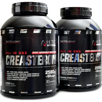 Kreatin HiTec Nutrition Creasteron upgrade 2 x 2580g+60cps - tropické ovoce