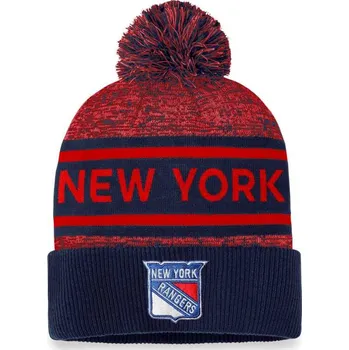 Čepice Kulich NYR 23 Authentic Pro Rink Heathered Cuffed Pom Knit New York Rangers