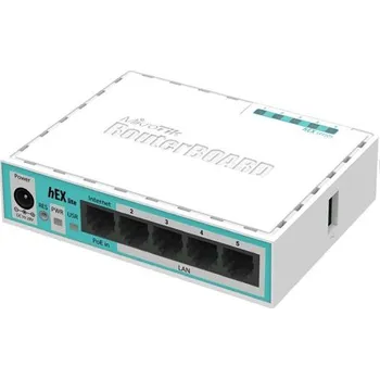 RouterBoard Mikrotik RB750r2 hEX lite 5x 10/100 LAN port, OS L4, 64 MB SDRAM