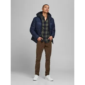 Pánská košile Jack & Jones Košile 12181602 Zelená Slim Fit XXL