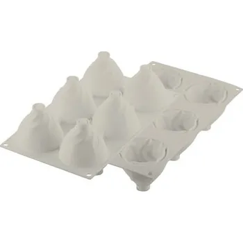 Forma na pečení Silikomart, Silikonová pečicí forma na mini dezerty Cream 6ks