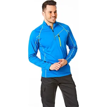 Pánská mikina pánská mikina, tričko UNDER PAR - BLUE/LIME - XL (Under Par Golf Midlayer Mens)