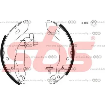 Brzda na kolo Brzdové čelisti - 1849.2799427