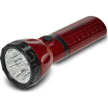 Svítilna Solight nabíjecí LED svítilna, plug-in, Pb 800mAh, 9x LED, červenočerná - WN10