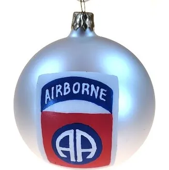 Vánoční ozdoba vánoční koule pr. 8cm / 82 výsadková divize US army