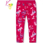 Dívčí zateplené legíny KUGO YL8733, růžové