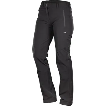 Cyklistické kalhoty Dámské kalhoty Traunstein Canyons Merino W Trekkinghose Black