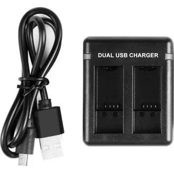 TopTechnology DUAL nabíječka pro baterie AHDBT-901 GoPro Hero 12, GoPro Hero 11, GoPro Hero 10, GoPro Hero 9