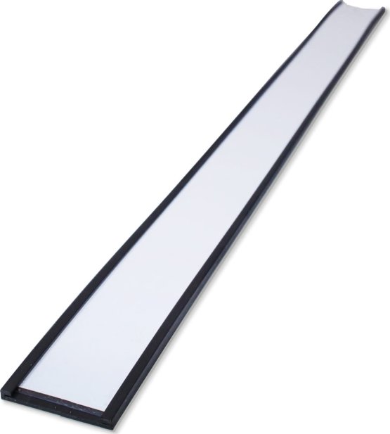 Magnetická lišta, držák regálových štítků, typ C – 30 mm × 1 m, balení 10 ks