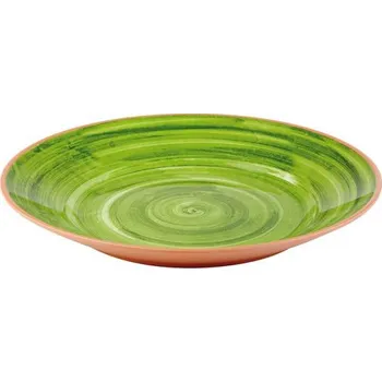 Talíř melaminový, průměr 405 mm, zelený | APS, La Vida