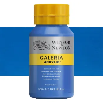 Výtvárné potřeby Akrylová barva Winsor & Newton 500ml - Cerulean Blue Hue