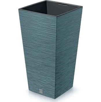 Květináč PROSPERPLAST Květináč - FURU SQUARE Rozměr: 29,5x29,5 cm, Barva: modrá