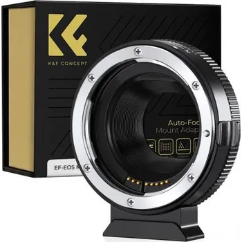 K&F Auto focus electronic Canon EF/EF-S to EOS M mount, with Caps