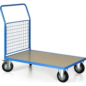 Stavební technika Plošinový vozík s mřížkovaným madlem, 1200x800 mm